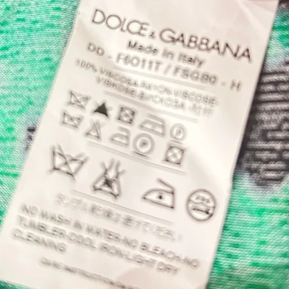 Dolce & Gabbana Italy emerald green v neck Leopard Print Dress stretchy sz EU42 - Picture 11 of 11